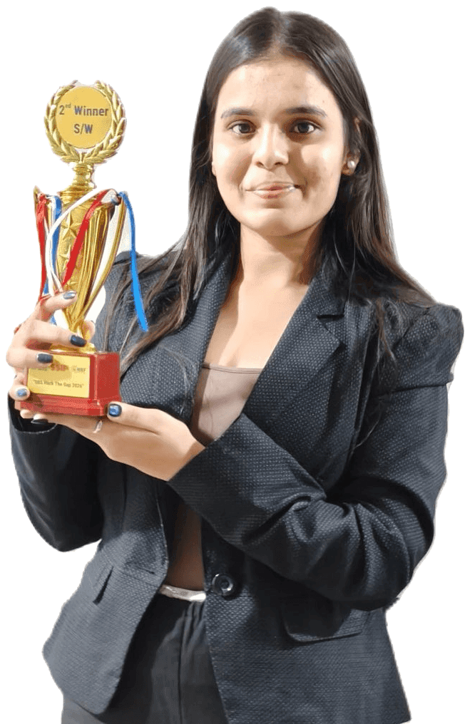 Portrait of Falguni, social media designer and content strategist